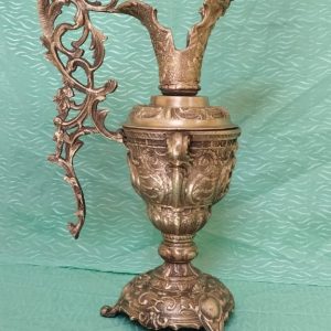 Belle grande aiguière chinois en bronze début 20 ème siècle